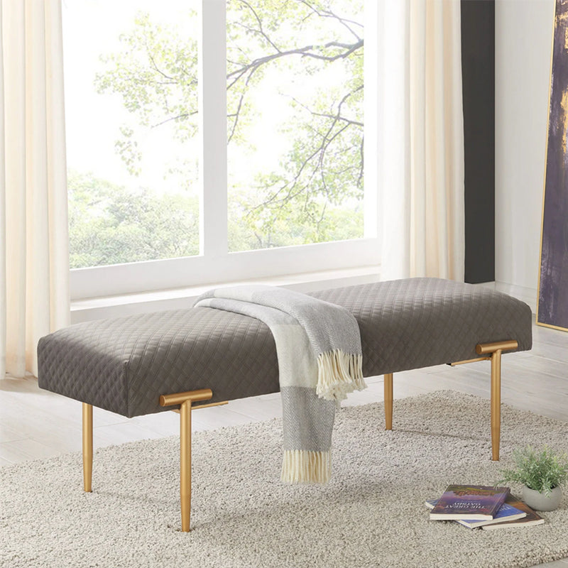 Clancy Quilted Bench