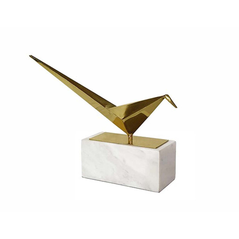 Origami III Gold Statue